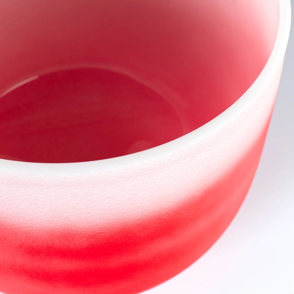 CRYSTAL SINGING BOWL CHAKRA 14" - RED, Chakra: Wurzel, C (432 HZ)